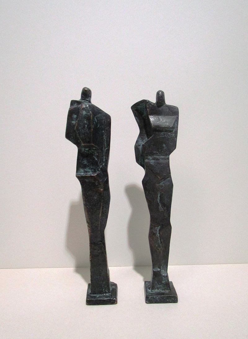 In and out, Bronze, Hoehe 29 cm - Galerie Wroblowski